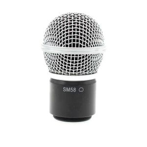 Microphones Livraison gratuite Microphone Grille avec capsule Remplacement Balle Mesh de tête pour SLX PGX Système sans fil SM 58 Émetteur de poche