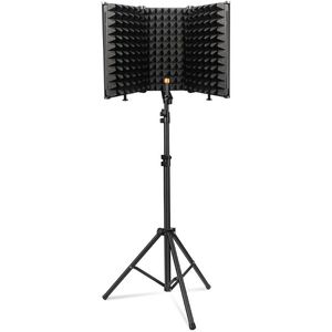 Microfoons Microfoon Isolatie Schild 3 Panel Met Standaard Geluiddichte Plaat Akoestische Schuim Schuim Voor Studio Opname Bm800