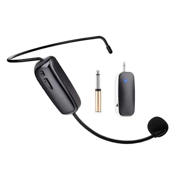 Micrófonos Micrófonos UHF Auriculares inalámbricos Auriculares Handheld Mic System portátil 3.5/6.5 mm receptor de enchufe para altavoz de alta potencia