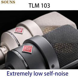 Microphones Microphones Tlm103 Microfone Condensador Microphone professionnel micro de Studio de haute qualité grand diaphragme cardioïde TLM avec LOGOMic