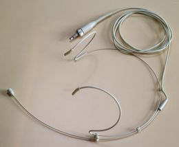 Microfoons MiCWL Audio Mini-headset Hangende HeadMic-microfoon voor G2 G3 G4 Bodypack-zender 3,5 mm stereo-aansluiting Beige Kleur
