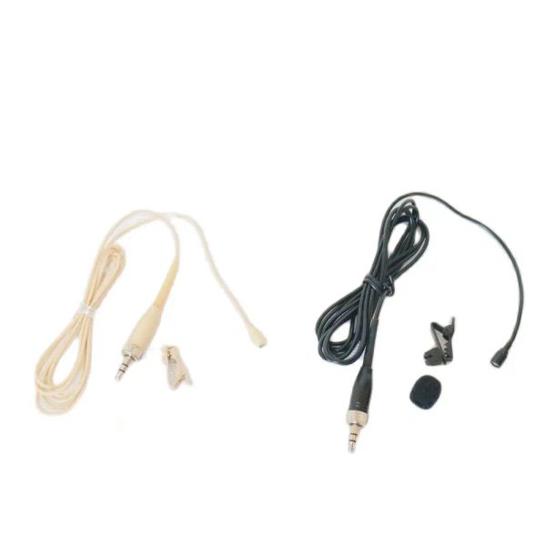 Micrófonos Micwl E6 Lapa inalámbrica Lavalier Micrófono para Sennheiser G1 G2 G3 G4 CLIPS BODYPACK Transmisor Beige Black Opción