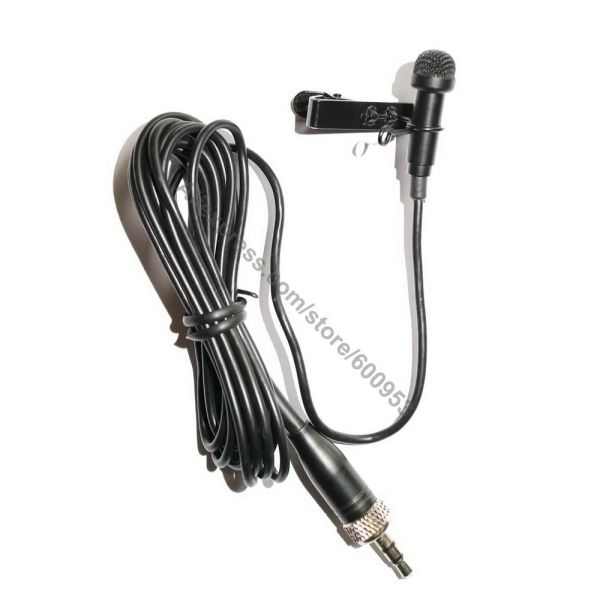 Microphones Micwl Tie Clips Lavalier Lapel Mic Microphone pour Sennheiser EW 100 300 500 G1 G2 G3 Wireless MKE2 Design avec Clip Cap