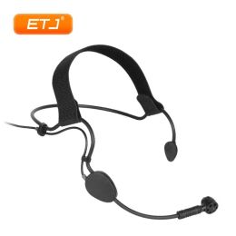 Microphones Mini 3 Pin Condenseur Headset Earhanging Microfone for Speech Wedding Live Gaming ME8 3 broches