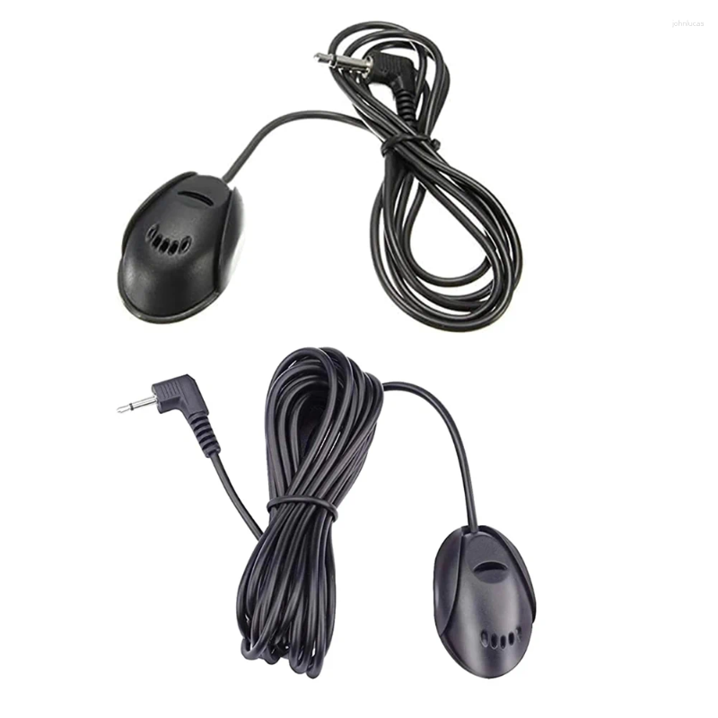 Microphones Mini Car Microphone Paste Type Audio Hands-free Mic 3.5mm Instrument Panel Bluetooth-compatible For Vehicle Radio GPS