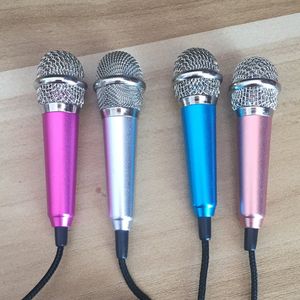 Microphones MINI Jack 3.5mm Studio Lavalier Microphone professionnel micro portable pour téléphone portable ordinateur pour iPhone Samsung karaoké