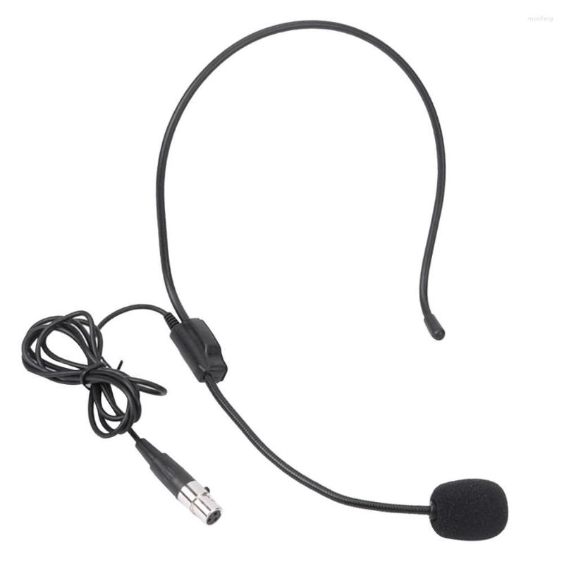 Mikrofone Mini -Mikrofonprofi -Wireless Headworn mit 1 m Kabel für Taillenmontage -Sender
