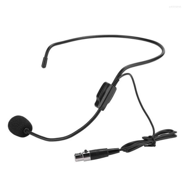 Microphones Mini XLR 3pin TA3F Plug Head portant un microphone amplificateur pour les sports de performance