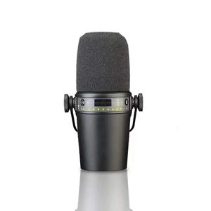 Microphones MV7 professionnel dynamique Podcast Microphone Smartphone ordinateur en direct filaire micro pour Podcasting enregistrement Streaming jeu 231117