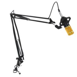 Microphones NB39 Professional Metal Suspension Scissor ARM Microphone Standder pour le montage sur le dessus de table de bureau avec câble audio canon