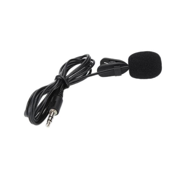 Microphones Nouvellement Mini Lavalier micro 35mm Jack pince à cravate micros téléphone intelligent enregistrement Pc Clipon revers pour Spe bbyTUT emballage22606899