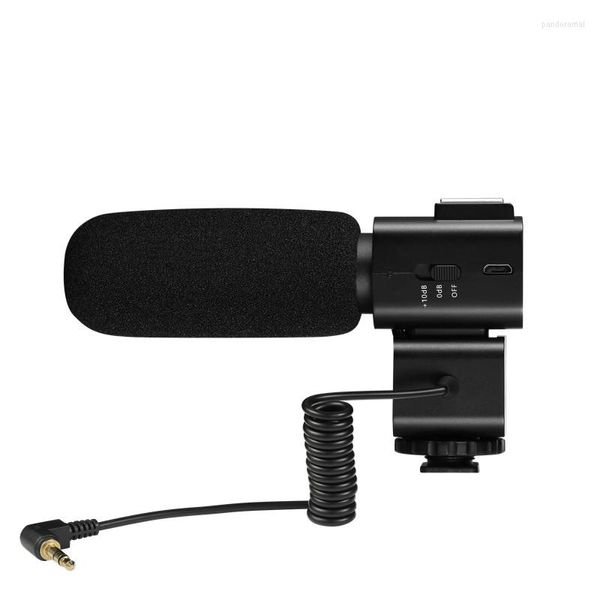 Microphones Ordro caméra vidéo enregistrement Microphone Youtube Vlog tournage de Film pour caméscope numérique 4K FHD DSLR