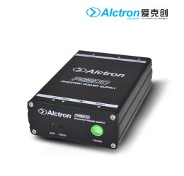 Micrófonos Fuente de alimentación fantasma original Alctron PS200 48V para micrófono de condensador con batería de 9V y adaptador de 9V