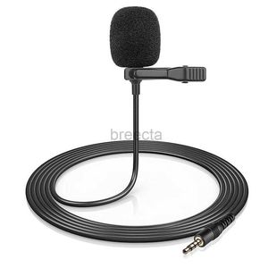 Microfoons draagbare 1,5 m bedrade reversclip-on microfoon USB-condensor mic 3,5 mm professionele microfon voor smartphone pc laptop mini mikrof 240408