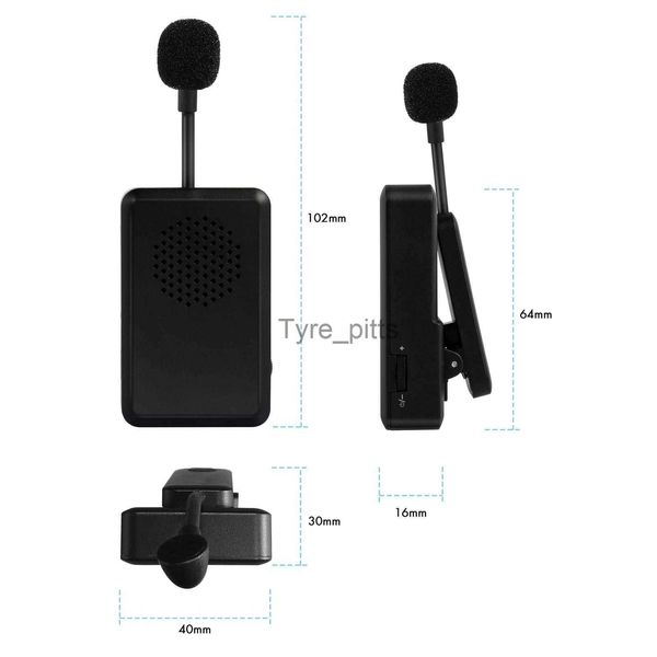 Microphones Portable Voix Amplificateur Masque Microphone Micro USB Voix Amplificateur Booster Haut-Parleur Mic Rechargeable pour Réunion Guide Touristique x0717