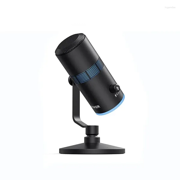 Microphones PowerCast M300 USB Microphone Mic pour PC Vocal Qualité en streaming Twitch Gaming YouTube Tiktok Gain de sortie