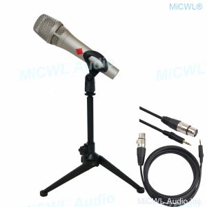 Microphones Pro KMS105 Condensor Live Microfoon Metal 48V Phantom Power KMS 105 Voice Karaoke Internet Live Mics met desktopondersteuning