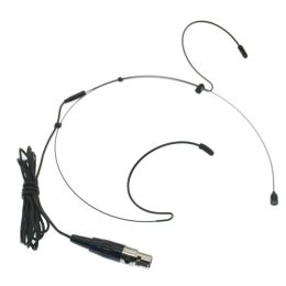 Microphones Professional 4pin mini casque noir Microphone pour Shure Wireless Ear Hanging Mic System Ta4f Lockable