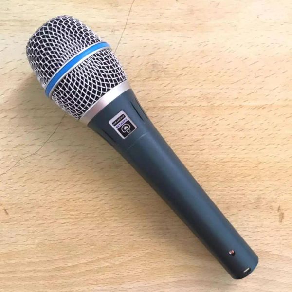 Microphones Professional Beta87a Beta87 Mic de pied de main-d'œuvre Dynamique Vocal 87A microphone pour les conférences de parole de karaoké