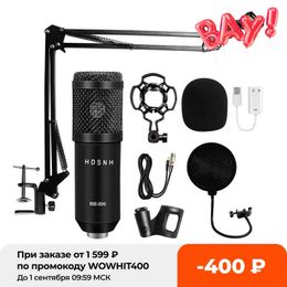 Microphones Microphone à condensateur professionnel bm 800 3.5Mm filaire Bm-800 karaoké BM800 Microphone d'enregistrement pour ordinateur karaoké KTV T220916