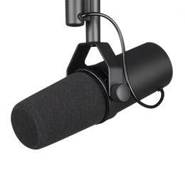 Micrófonos Micrófono dinámico cardioide profesional Estudio de respuesta de frecuencia seleccionable Mic sm7b para grabación de voz en vivo