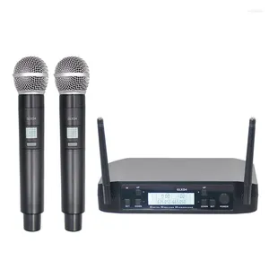 Microphones Professionnel FM GLXD4 Beta87a Microphone dynamique portatif Microphone vocal sans fil
