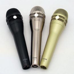 Micrófonos karaoke micrófono ksm8 dinámico vocal clásico clásico en vivo micrófono portátil de micrófono transparente