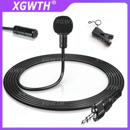 Microphones Clip Tie Clip Lavalier Microphone pour Sony UWP UTX D21 D11 V1 Système d'émetteur sans fil 1,1m Câble stéréo 3,5 mm