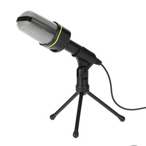 Microphones Professionnel USB condensateur Microphone Studio enregistrement sonore trépied pour Ktv karaoké ordinateur portable ordinateur de bureau Drop Deli Dhl60