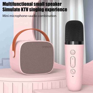 Microphones Professional Wireless Microphones Bluetooth haut-parleur pour le jeu KTV Koraoke Live iPhone Samsung ordinateur portable Réduction du bruit Microphone 240408