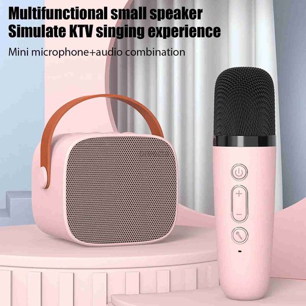 Microphones Professional Wireless Microphones Bluetooth haut-parleur pour le jeu KTV Koraoke Live iPhone Samsung ordinateur portable Réduction du bruit Microphone 240408
