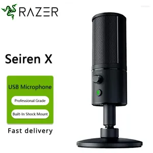 Microphones Razer Seiren x USB Streaming Microphone intégré Mount Supercardiod Pattern Profession Prafynel Live