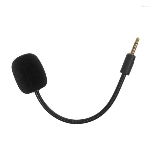Micrófonos de repuesto Aux 3,5mm TRS micrófono desmontable micrófono Booms para Razer Barracuda X auriculares inalámbricos para juegos auriculares