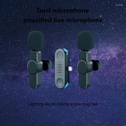 Les microphones révolutionnent vos émissions en direct et vos interviews en extérieur avec le microphone sans fil à pince pour collier - Solution audio ultime