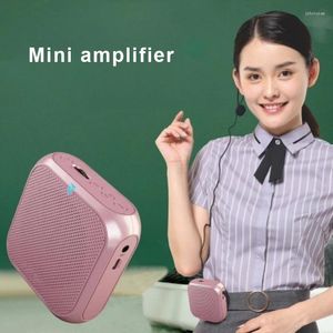 Microfoons Rolton K400 Wired Mini Audio Spreker Megaphone Voice Luidspreker Microfoon Taille Band Clip Ondersteuning FM Radio TF MP3