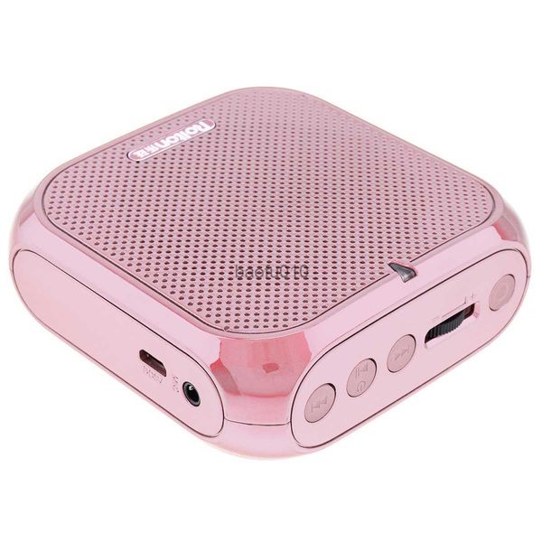 Microphones Rolton Mini Son Mégaphone Portable Amplificateur Vocal Ceinture Clip Haut-Parleur Support USB FMRadio TF Lecteur MP3 133g HKD230818