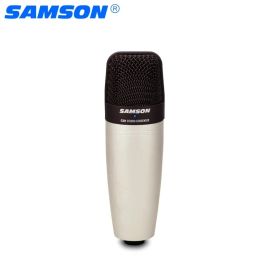 Microphones Samson C01 Microphone du condenseur pour enregistrer des instruments acoustiques de voix et pour une utilisation de tambour