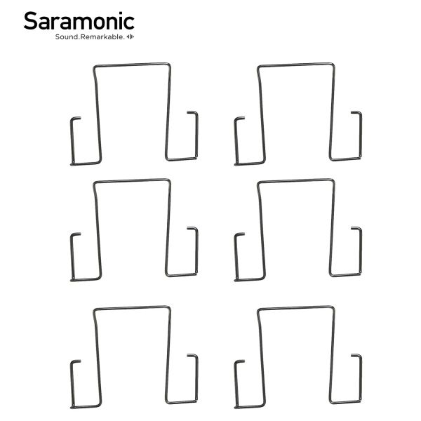 Microphones Clips de ceinture saramonique Bodypack Microphone Mottes, antennes et noix pour le système UWMIC9