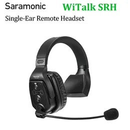 Microphones Saramonic Witalk SRH Casque à distance unique pour une communication complète à 1,9 GHz Interphone sans fil Interphone Microphone