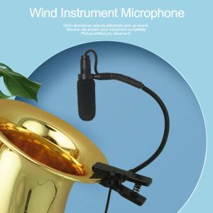 Microfoons saxofoon omnidirectionele microfoon voor muziekinstrument mini draagbare bedraad saxoficaal 3 pin 4 pin XLR 3,5 mm plug condensor IM20