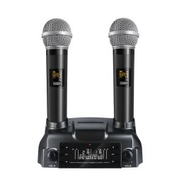 Microphones Sayi Charge Karaoke UHF Wireless Microphone Dynamic Handheld Mic Carrier Système