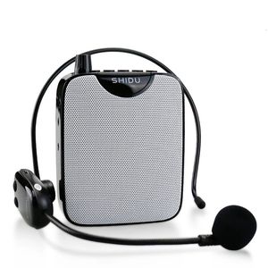 Microphones SHIDU Original 10W Portable filaire sans fil amplificateur vocal UHF Microphone stéréo AUX Audio S er pour les enseignants Guide touristique M500 231128