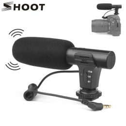 Microphones Shoot Stéréo Camconstor Microphone DSLR Caméra microfone pour Nikon Canon Sony Samsung DSLR Camera pour Xiaomi 8 iPhone X