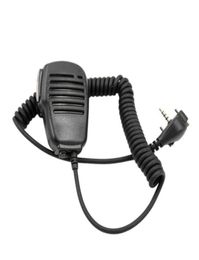 Microfoons schouderluidspreker microfoon handmicrofoon met PFor Vertex Standaard Portable Twoway Radio VX231 EVX531 VX160 VX168 VX4407495