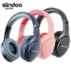 Micrófonos Siindoo Auriculares inalámbricos Bluetooth Jh919 Auriculares estéreo plegables Auriculares con micrófono con reducción de ruido súper graves para Iphone Tv Pc