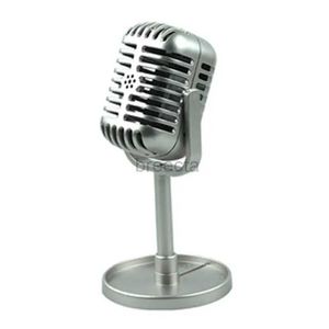 Microfoons simulatie klassieke retro dynamische vocale microfoon vintage stijl mic universele standaard voor live performance karaoke studio opname 240408