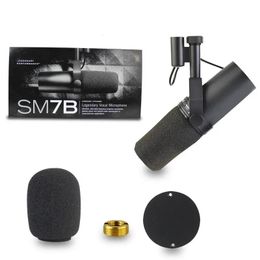 Microfonos SM7B Recordación profesional Microfono Micrófono MIC DYNAMIC MIC para voces de transmisión en vivo Bud 231226