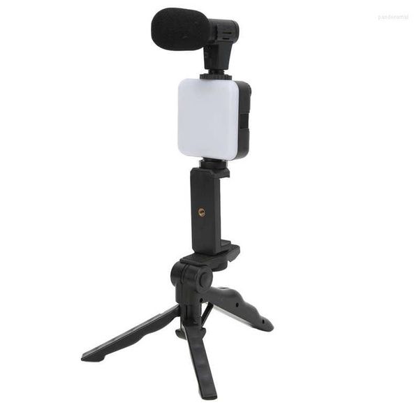 Microphones Smartphone Vlogging Kit Kits de prise de vue vidéo à gradation continue pour caméra de téléphone