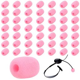 Microphones doux Mini casque remplacement mousse téléphone micro couverture Microphone pare-brise pare-brise éponge protecteur