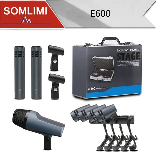 Microphones SOM haute qualité 1 pièce E602 2 pièces E614 4 pièces E604 ensemble de microphones à tambour professionnel Kit E600